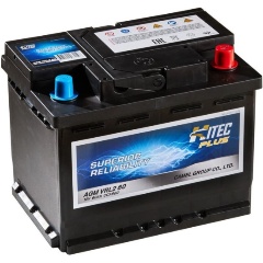 Изображение товара Аккумулятор HITEC AGM VRL2 60, 242х175х190, обратная полярность, 60 Ач