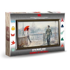 Изображение товара Пазл-картина из дерева Hobby Day Красный зонт 112 деталей экологичный дизайн