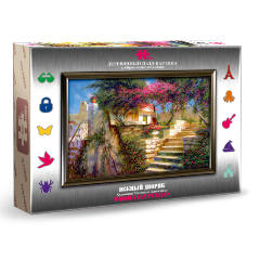 Изображение товара Пазл-картина из дерева HOBBY DAY Южный дворик