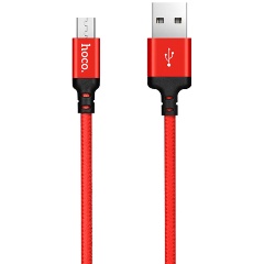 Изображение товара Кабель USB2.0 Hoco AM/MicroUSB, 2А, X14, 1м, красный