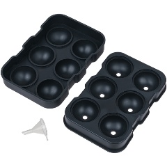 Изображение товара Форма для льда HOMEFEEL на 6 шаров HJ-IM02 BLACK