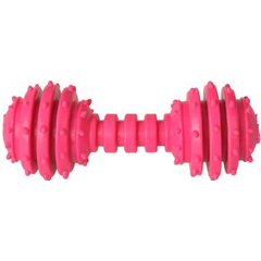 Изображение товара Игрушка для собак HOMEPET гантель DENTAL с колокольчиком TPR 12 см