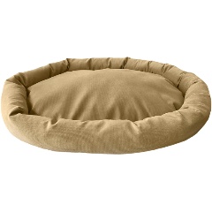 Изображение товара Лежанка HOMEPET Микровелюр Golden stone №1 60х45х10 см, горчичный