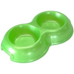 Изображение товара Миска для животных HOMEPET зеленый перламутр 2х200 мл