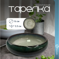 Изображение товара Тарелка Homium Valensi, D16 см, цвет бирюзовый (valensi05)