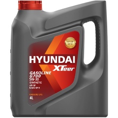 Изображение товара Моторное масло HYUNDAI Xteer Gasoline G700 5W-30 синтетическое 4 л