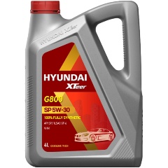 Изображение товара Моторное масло HYUNDAI Xteer Gasoline Ultra Protection 5W-30 синтетическое 4 л