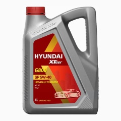 Изображение товара Моторное масло HYUNDAI Xteer Gasoline Ultra Protection G800 5W-40 синтетическое 4 л