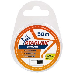 Изображение товара Монофильная леска STARLINE 50м ярко-желтая d0.181мм
