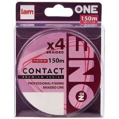 Изображение товара Леска плетеная ONE CONTACT Х4-150 (pink) 0.5PEмм