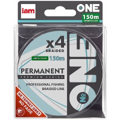Изображение товара Леска плетеная ONE PERMANENT Х4-150 0.28мм, зеленый (green)