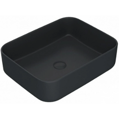 Изображение товара Умывальник IDDIS Bridge BRIBM05i27 черный матовый накладной стильный дизайн