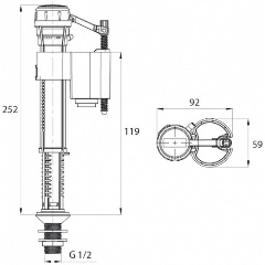 Впускной клапан IDDIS F012400-0007 (нижний подвод воды) Изображение 2 - купить в интернет магазине с доставкой, цены, описание, характеристики, отзывы