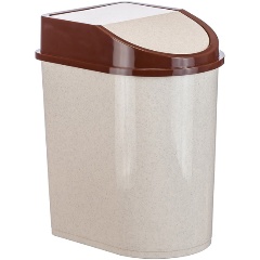 Изображение товара Контейнер IDEA для мусора 8л. М 2481 Беж.мрамор