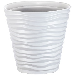 Изображение товара Кашпо IDEA ДЮНА D460мм H 450мм 50л М 3403 Белый