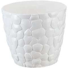 Изображение товара Кашпо IDEA КАМНИ D260мм 8л М 3171 Белый