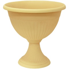 Изображение товара Кашпо-вазон IDEA ЛИВИЯ D370мм низкий 12 л бежевый пластиковый