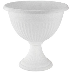 Изображение товара Кашпо -вазон IDEA ЛИВИЯ D370мм 12л низкий М 3207 Мраморный