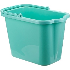 Изображение товара Ведро IDEA прямоугольное 9,5л М 2420 аквамарин