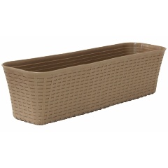 Изображение товара Балконный ящик IDEA РОТАНГ 600 М 3226 Бежевый ротанг