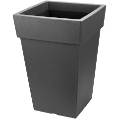 Изображение товара Кашпо IDEA ТУБУС 240х240мм 7,5л М 3178 Графитовый