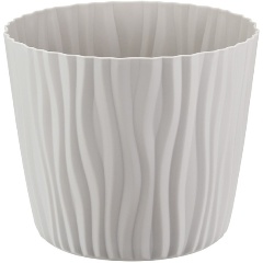 Изображение товара Кашпо IDEA ВОЛНА D250мм 8л с вкладышем М 3190 Серый