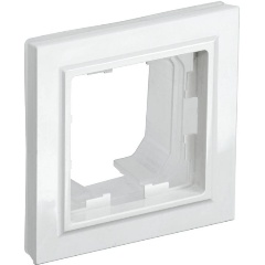 Изображение товара Рамка IEK 1-м IP44 BRITE РУ-1-БрБ-44 белый, BR-M12-44-K01