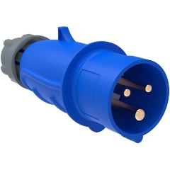 Изображение товара Вилка электрическая кабельная IEK 32А 2P+PE 220В IP44 MAGNUM ССИ-023, PSN01-032-3