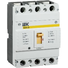 Изображение товара Автоматический выключатель силовой IEK 3п 200А 25кА ВА44 35, SVA4410-3-0200