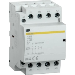 Изображение товара Контактор модульный IEK КМ63-40М AC/DC, MKK21-63-40