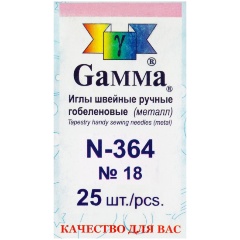 Изображение товара Иглы гобеленовые GAMMA N-364 №18 25 шт. острые
