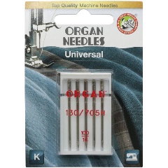 Изображение товара Иглы машинные ORGAN универсальные № 100 5 шт для бытовых швейных машин