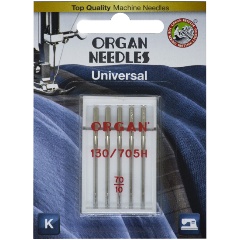 Изображение товара Иглы машинные ORGAN универсальные No70 5 шт - надежные иглы для швейных машин