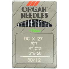 Изображение товара Иглы ORGAN DC * 27/ 80 (B-27), упак/10шт