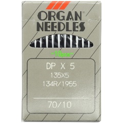 Изображение товара Иглы для швейных машин ORGAN DP 5/70, 10 шт универсальные для тканей
