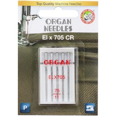 Изображение товара Иглы ORGAN EL*705 CR 5/75 для распошивальных швейных машин, 5 шт