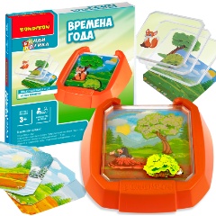 Изображение товара Настольная логическая игра-головоломка BONDIBON ВВ5079 БондиЛогика. Времена года