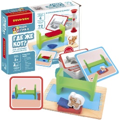 Изображение товара Игра-головоломка BONDIBON ВВ5669 Бондилогика. Где же кот?