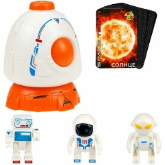 Изображение товара Игровой набор 1TOY Т24294 SPACE TEAM II Спускаемый аппарат и 3 космонавта с световыми эффектами