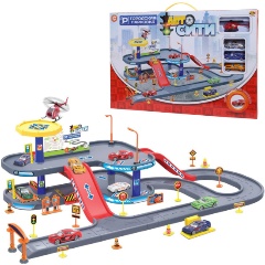 Изображение товара Игровой набор ABTOYS PT-01344 Парковка Авто Сити, 2-х уровневая