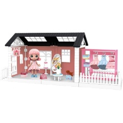 Изображение товара Игровой набор ABTOYS WZ-11411 Модульный домик Мини-кукла в гардеробной комнате