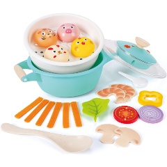 Изображение товара Игровой набор Маленький повар Hape E3202_HP с эффектом пара и звуками для детей 3+
