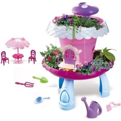 Изображение товара Игровой набор JUNFA BK1801 Коттедж волшебный розовый с световыми и звуковыми эффектами