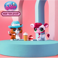 Изображение товара Игровой набор Littlest Pet Shop 00625 Пара друзей с фигурками и аксессуарами