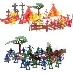 Изображение товара Игровой набор TOY MAJOR VR6499-B ковбои и индейцы для детей 3+