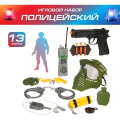 Изображение товара Игровой набор VELD CO 130631 Полицейского 13 предметов