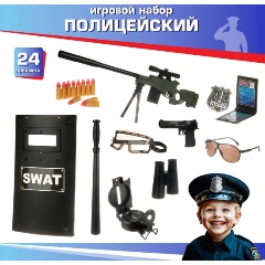 Изображение товара Игровой набор VELD CO 131966 Полицейского 24 предмета