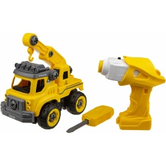 Изображение товара Игрушка 1TOY Т16958 Автокран с двигателем Горстрой для мальчиков от 3 лет