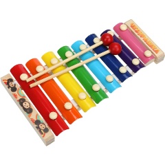 Изображение товара Деревянная игрушка БУРАТИНО Чебурашка. Металлофон, BRT48