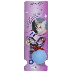 Изображение товара Игрушка для кошек Glory Life "Нарисуй для кота" ушки с бантиком дразнилка пластик разноцветный